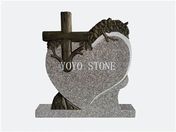 Lub plawv Shape Tombstone