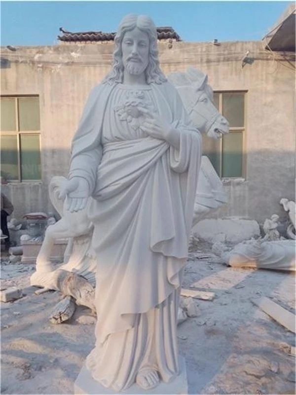 jesus marble statue